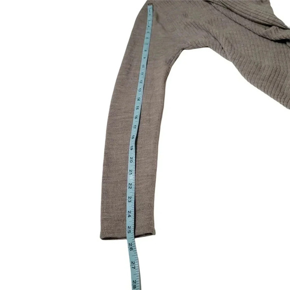 Adrienne vittadini studio size S cardigan longsleeve Gray open front women's - Picture 5 of 6